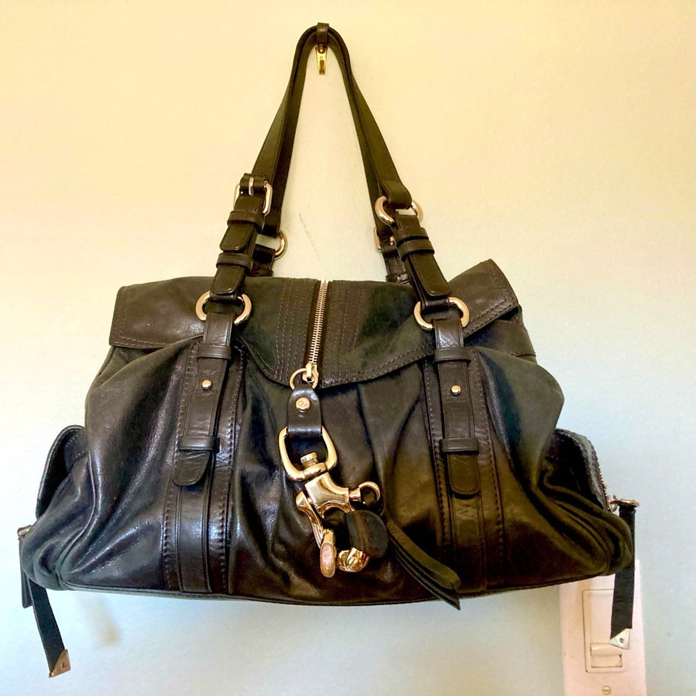 Francesco Biasia genuine leather large purse